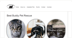 Desktop Screenshot of bestbuddypetrescue.com